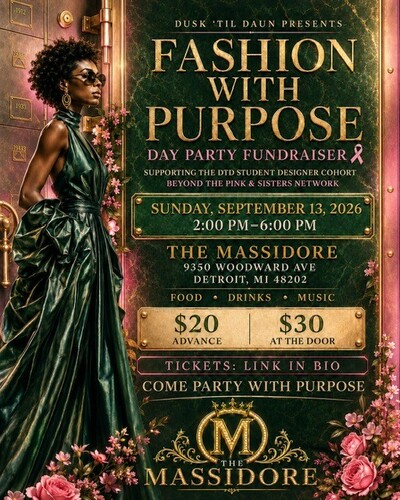 FASHION WITH PURPOSE: Day Party Fundraiser poster