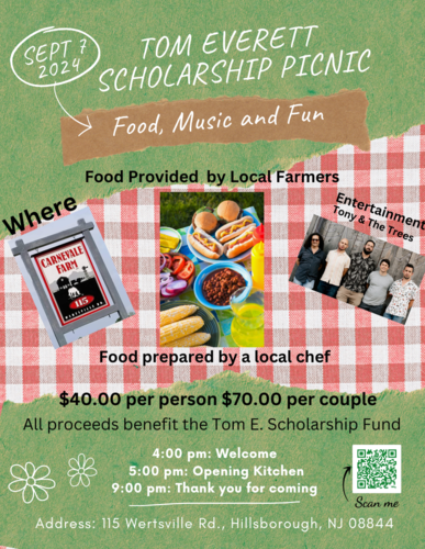 Tom Everett Memorial Scholarship Dinner poster