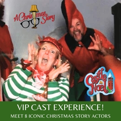 VIP Celebrity tour at Castle Noel: Starring EIGHT actors of the Christmas Story Movie! poster