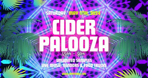 Cider Palooza 2025 poster