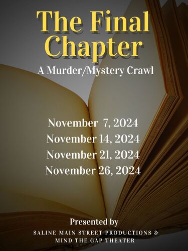 The Final Chapter Murder Mystery Crawl poster