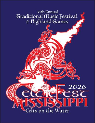 CelticFest Mississippi 2026 Celts on The Water! poster