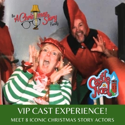VIP Celebrity tour at Castle Noel: Starring EIGHT actors of the Christmas Story Movie! poster