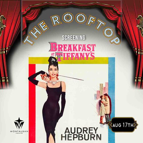 Breakfast at Tiffany's : Hollywood Glam! Rooftop Cult Classic Screening poster