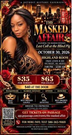 The Masked Affair: Feat. the Murder Mystery Last Call at the Blind Pig poster