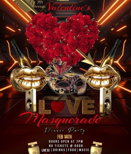 R0MANTIC  MASQUERADE DINNER PARTY poster