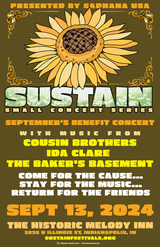 Sustain Concert Series - Sept 13th poster