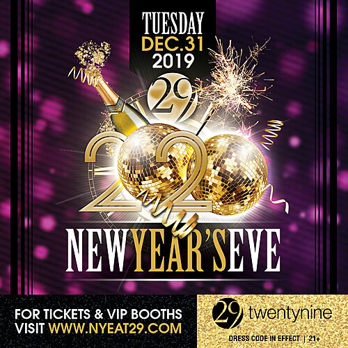 NEW YEARS 2020 @ 29 NIGHTCLUB NOVI  image