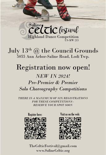 Highland Dance Advance Festival Tickets poster