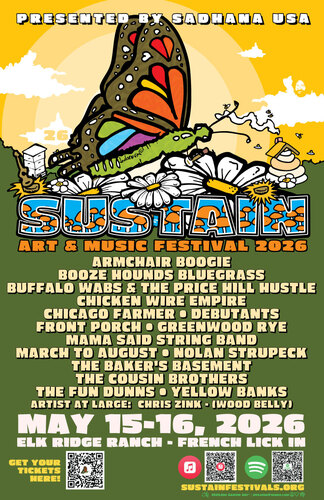 2026 Sustain Art & Music Festival poster