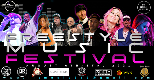 1ST ANNUAL DETROIT FREESTYLE MUSIC FESTIVAL  poster