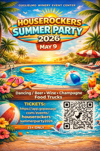 Houserockers Summer Party 2026 poster